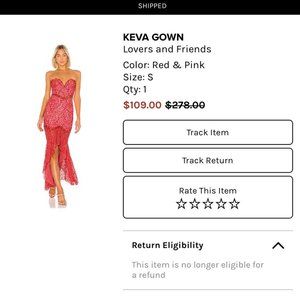 KEVA GOWN- Lovers and Friends